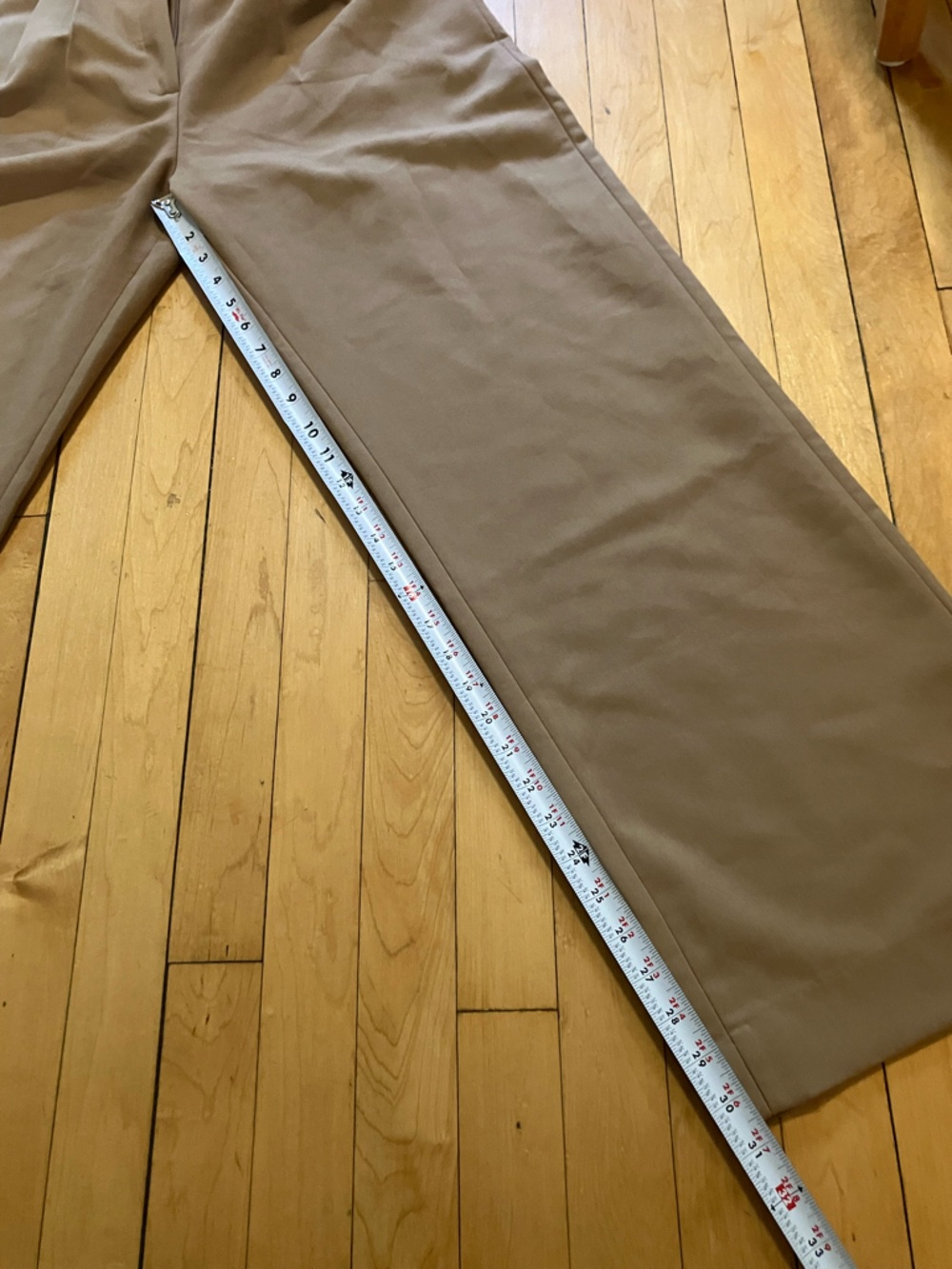 Abercrombie & Fitch Sloane Tailored Tan Khaki Pants - Picture 8 of 9